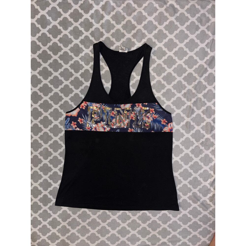 PINK VS BLING tank top